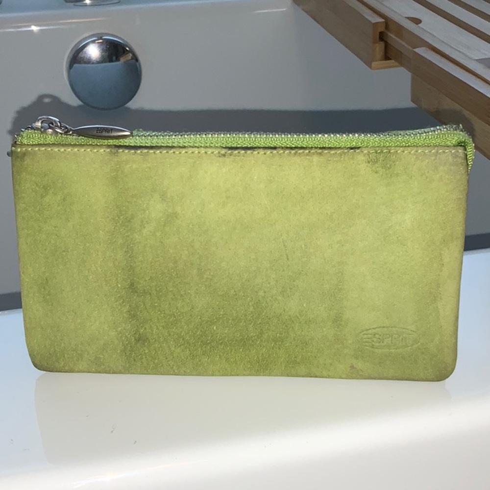 Esprit women’s leather wallet lime green